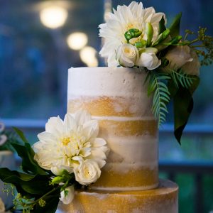 Wedding cake with Flowers